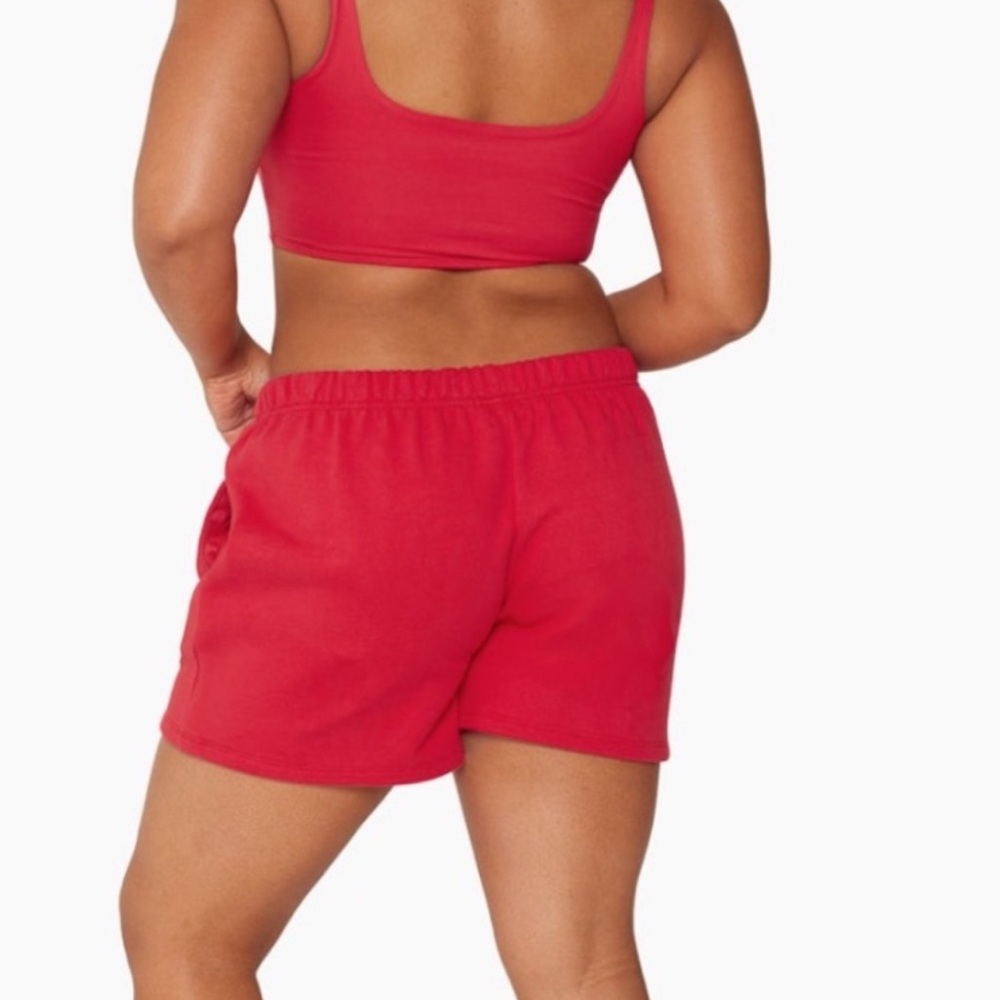 SET Active Red Sweat Shorts - Picture 4 of 4